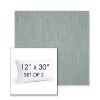 Picture of Cast Mist | Set of 2 | 12" X 30" Sunbrella Outdoor Throw Pillows with Premium Inserts