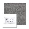 Picture of Chartres Granite | Set of 2 | 12" X 30" Sunbrella Outdoor Throw Pillows with Premium Inserts