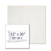 Picture of Idol Snow | Set of 2 | 12" X 30" Sunbrella Outdoor Throw Pillows with Premium Inserts