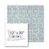 Picture of Key Figure Twilight | Set of 2 | 12" X 30" Sunbrella Outdoor Throw Pillows with Premium Inserts