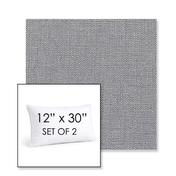 Picture of Linville Denim | Set of 2 | 12" X 30" Sunbrella Outdoor Throw Pillows with Premium Inserts