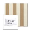 Picture of Maxim Heather Beige | Set of 2 | 12" X 30" Sunbrella Outdoor Throw Pillows with Premium Inserts