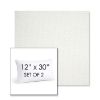Picture of Pique Salt | Set of 2 | 12" X 30" Sunbrella Outdoor Throw Pillows with Premium Inserts