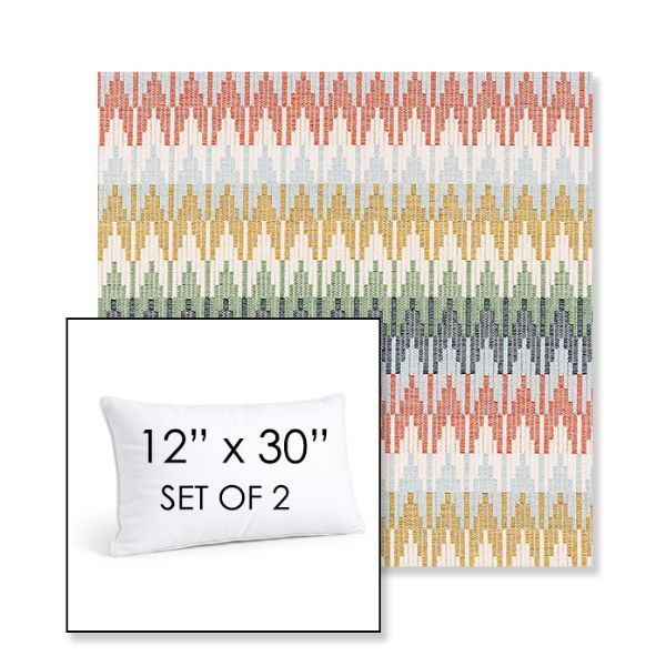 Picture of Valley Sedona | Set of 2 | 12" X 30" Sunbrella Outdoor Throw Pillows with Premium Inserts
