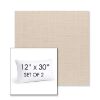Picture of Willa Linen | Set of 2 | 12" X 30" Sunbrella Outdoor Throw Pillows with Premium Inserts