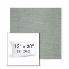 Picture of Willa Mist | Set of 2 | 12" X 30" Sunbrella Outdoor Throw Pillows with Premium Inserts