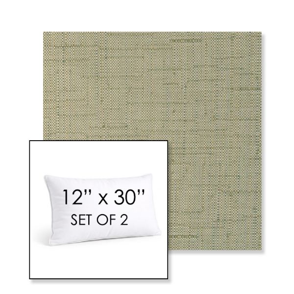 Picture of Willa Moss | Set of 2 | 12" X 30" Sunbrella Outdoor Throw Pillows with Premium Inserts