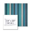 Picture of Ascend Oasis | Set of 2 | 14" X 20" Sunbrella Outdoor Throw Pillows with Premium Inserts