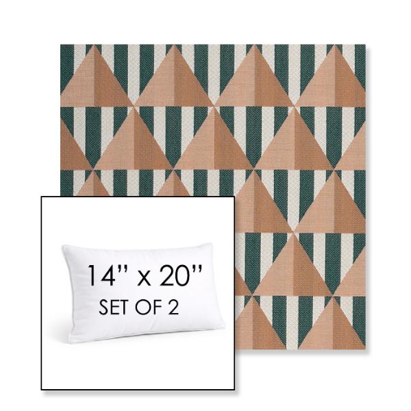 Picture of Buoy Santa Monica | Set of 2 | 14" X 20" Sunbrella Outdoor Throw Pillows with Premium Inserts