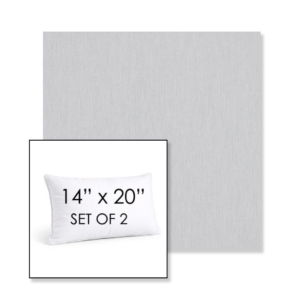 Picture of Canvas Marble | Set of 2 | 14" X 20" Sunbrella Outdoor Throw Pillows with Premium Inserts