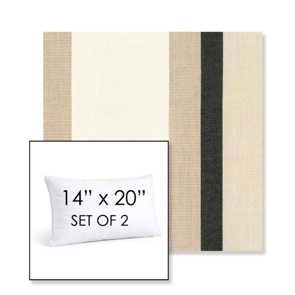 Picture of Canyon Verdon | Set of 2 | 14" X 20" Sunbrella Outdoor Throw Pillows with Premium Inserts