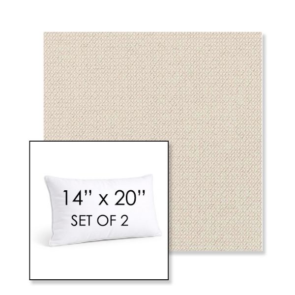 Picture of Charmer Parchment | Set of 2 | 14" X 20" Sunbrella Outdoor Throw Pillows with Premium Inserts