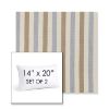 Picture of Costa Beachstone | Set of 2 | 14" X 20" Sunbrella Outdoor Throw Pillows with Premium Inserts