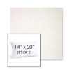 Picture of Crush Snow | Set of 2 | 14" X 20" Sunbrella Outdoor Throw Pillows with Premium Inserts