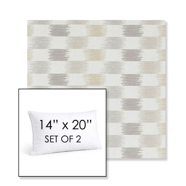 Picture of Dream Dune | Set of 2 | 14" X 20" Sunbrella Outdoor Throw Pillows with Premium Inserts
