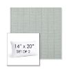 Picture of Kaia Mist | Set of 2 | 14" X 20" Sunbrella Outdoor Throw Pillows with Premium Inserts