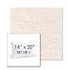 Picture of Litchfield Eggshell | Set of 2 | 14" X 20" Sunbrella Outdoor Throw Pillows with Premium Inserts