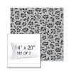 Picture of Mia Sapphire | Set of 2 | 14" X 20" Sunbrella Outdoor Throw Pillows with Premium Inserts