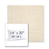 Picture of Proven Flax | Set of 2 | 14" X 20" Sunbrella Outdoor Throw Pillows with Premium Inserts