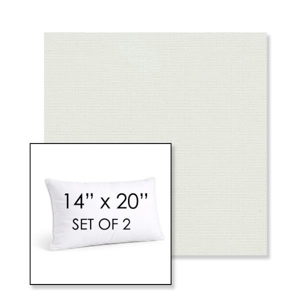 Picture of Sailcloth Salt | Set of 2 | 14" X 20" Sunbrella Outdoor Throw Pillows with Premium Inserts