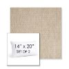 Picture of Tailored Putty | Set of 2 | 14" X 20" Sunbrella Outdoor Throw Pillows with Premium Inserts
