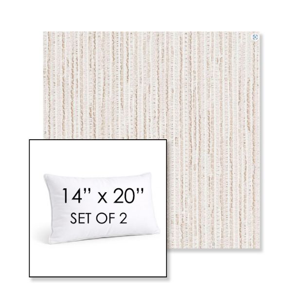 Picture of Tectonic Parchment | Set of 2 | 14" X 20" Sunbrella Outdoor Throw Pillows with Premium Inserts