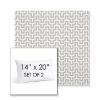 Picture of Underline Dove | Set of 2 | 14" X 20" Sunbrella Outdoor Throw Pillows with Premium Inserts