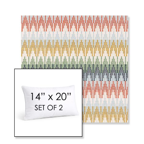 Picture of Valley Sedona | Set of 2 | 14" X 20" Sunbrella Outdoor Throw Pillows with Premium Inserts