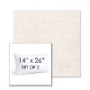 Picture of Ambrose Linen | Set of 2 | 14" X 26" Sunbrella Outdoor Throw Pillows with Premium Inserts