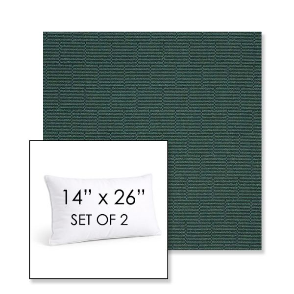 Picture of Boardwalk Coaster | Set of 2 | 14" X 26" Sunbrella Outdoor Throw Pillows with Premium Inserts