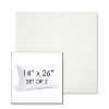 Picture of Canvas White | Set of 2 | 14" X 26" Sunbrella Outdoor Throw Pillows with Premium Inserts