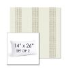 Picture of Caper Linen | Set of 2 | 14" X 26" Sunbrella Outdoor Throw Pillows with Premium Inserts