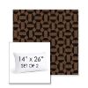 Picture of Hoopla Cola | Set of 2 | 14" X 26" Sunbrella Outdoor Throw Pillows with Premium Inserts