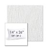 Picture of Improve White | Set of 2 | 14" X 26" Sunbrella Outdoor Throw Pillows with Premium Inserts