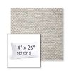 Picture of Litchfield Fog | Set of 2 | 14" X 26" Sunbrella Outdoor Throw Pillows with Premium Inserts