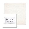 Picture of Litchfield Snow | Set of 2 | 14" X 26" Sunbrella Outdoor Throw Pillows with Premium Inserts
