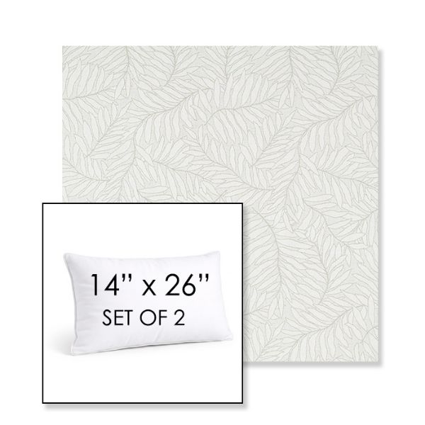 Picture of Lively Sage | Set of 2 | 14" X 26" Sunbrella Outdoor Throw Pillows with Premium Inserts