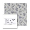 Picture of Nantucket Atlantis | Set of 2 | 14" X 26" Sunbrella Outdoor Throw Pillows with Premium Inserts