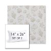 Picture of Nantucket Suntan | Set of 2 | 14" X 26" Sunbrella Outdoor Throw Pillows with Premium Inserts