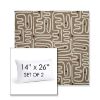 Picture of Nema Pampas | Set of 2 | 14" X 26" Sunbrella Outdoor Throw Pillows with Premium Inserts