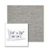 Picture of Piazza Stone | Set of 2 | 14" X 26" Sunbrella Outdoor Throw Pillows with Premium Inserts