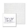 Picture of Piazza White | Set of 2 | 14" X 26" Sunbrella Outdoor Throw Pillows with Premium Inserts