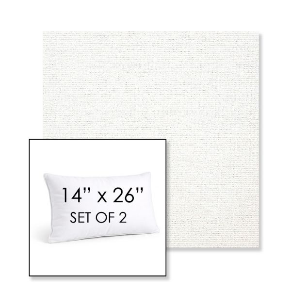 Picture of Platform Salt | Set of 2 | 14" X 26" Sunbrella Outdoor Throw Pillows with Premium Inserts
