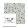 Picture of Plume Spring | Set of 2 | 14" X 26" Sunbrella Outdoor Throw Pillows with Premium Inserts