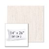 Picture of Poros Eggshell | Set of 2 | 14" X 26" Sunbrella Outdoor Throw Pillows with Premium Inserts