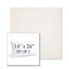 Picture of Posh Snow | Set of 2 | 14" X 26" Sunbrella Outdoor Throw Pillows with Premium Inserts