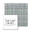 Picture of Principle Lagoon | Set of 2 | 14" X 26" Sunbrella Outdoor Throw Pillows with Premium Inserts