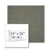 Picture of Proven Olive | Set of 2 | 14" X 26" Sunbrella Outdoor Throw Pillows with Premium Inserts