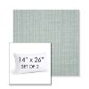 Picture of Proven Seaglass | Set of 2 | 14" X 26" Sunbrella Outdoor Throw Pillows with Premium Inserts