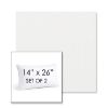 Picture of Ritsy Salt | Set of 2 | 14" X 26" Sunbrella Outdoor Throw Pillows with Premium Inserts